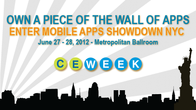JUST 1 MONTH LEFT TO ENTER TOP APPS FOR MOBILE APPS SHOWDOWN DURING NYC CE WEEK