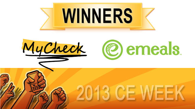 Winners Declared for Mobile Apps Showdown, CE Week eMeals and MyCheck Appeal to NYC’s food hungry audience