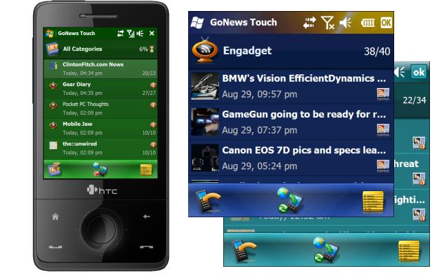 GoNews Touch: Online news, online or not